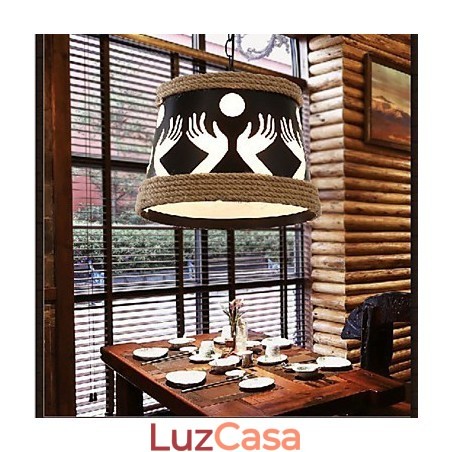 Hemp American Retro Café Lustre Pastoral Simples Hemp American Retro Café Lustre Pastoral Simples