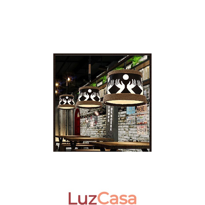 Hemp American Retro Café Lustre Pastoral Simples