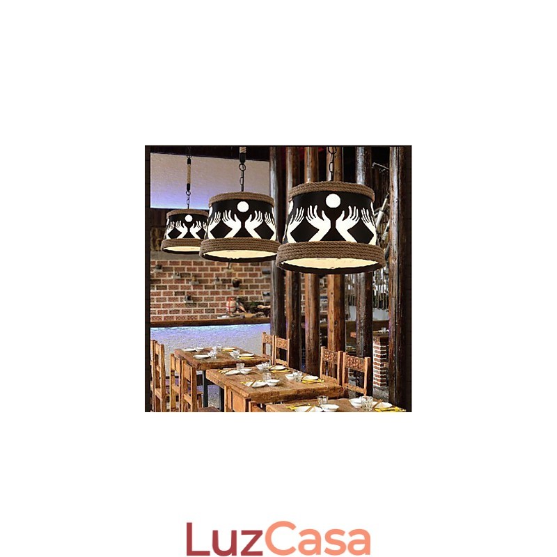 Hemp American Retro Café Lustre Pastoral Simples