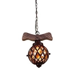 Lustre Pendente Mini Estilo Tradicional Clássico Country Globe