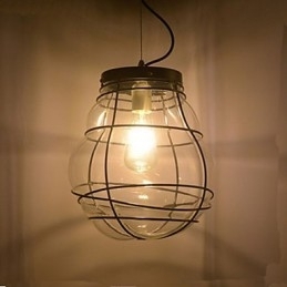Norte da Europa Simples Moderno Criativo Vidro Retro Luminária Pendente