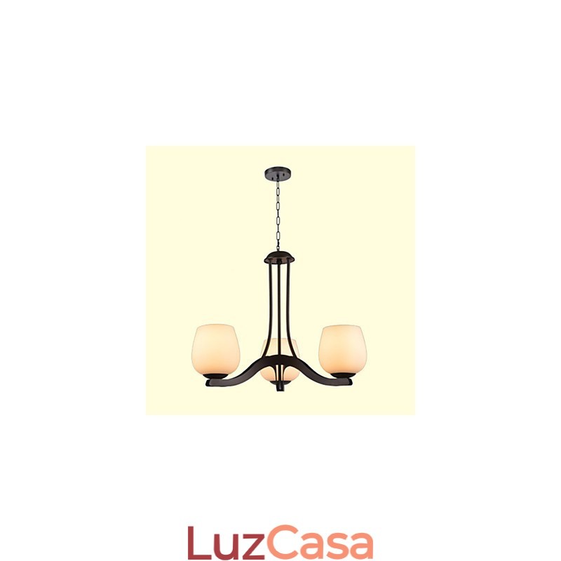 Lustre de metal tradicional clássico retrô estilo mini pintura