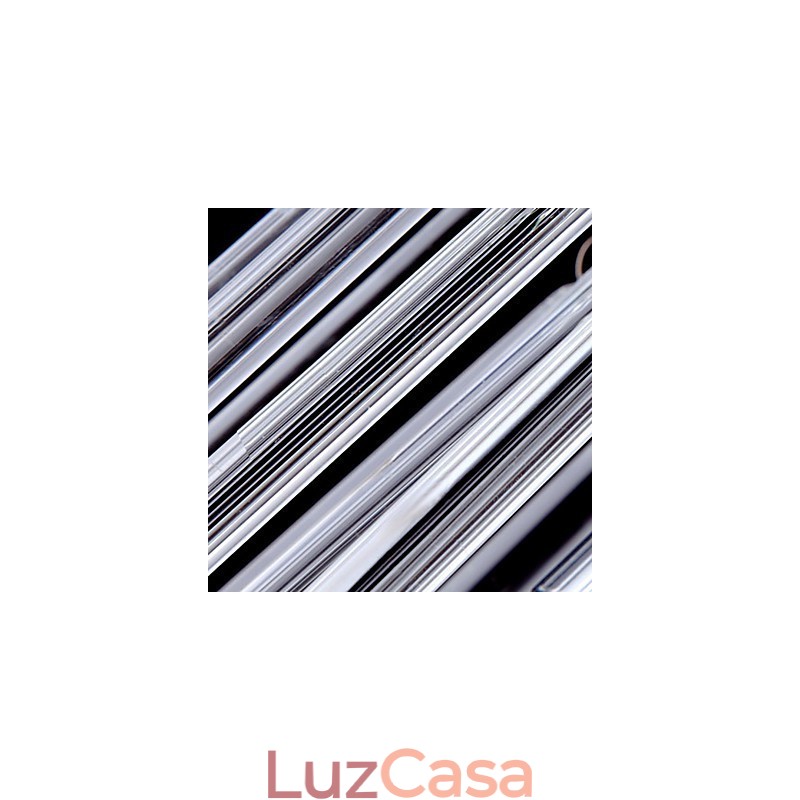 Pendente moderno de 3 luzes com haste de vidro