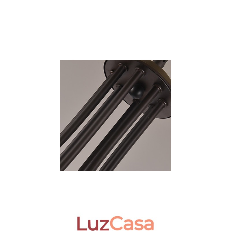 Lustre de metal tradicional clássico retrô estilo mini pintura
