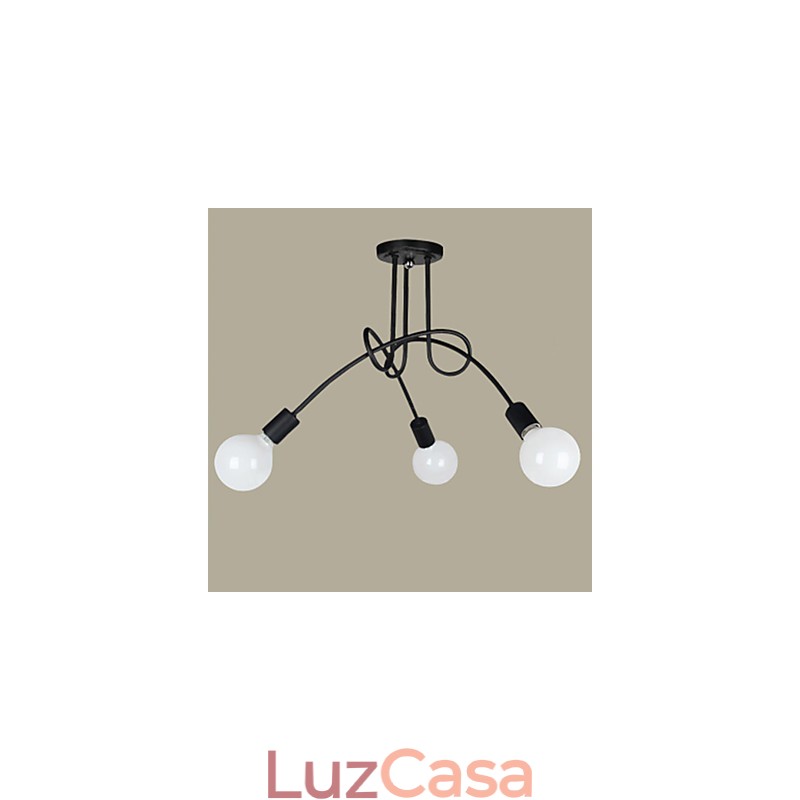 Luminárias pendentes modernas contemporâneas de metal