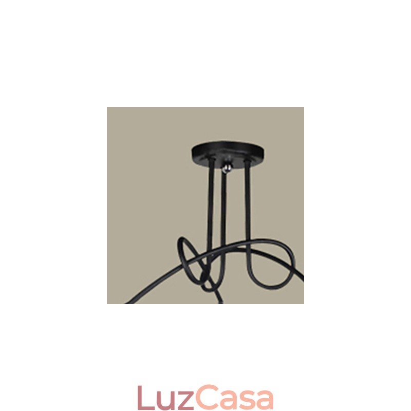 Luminárias pendentes modernas contemporâneas de metal