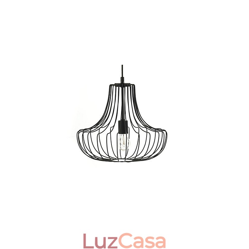 Luminária pendente de ferro artística Coop Design