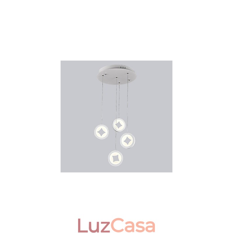 Iluminação pendente moderna de estilo simples