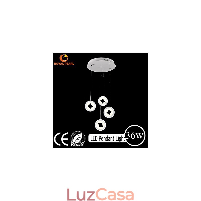 Iluminação pendente moderna de estilo simples