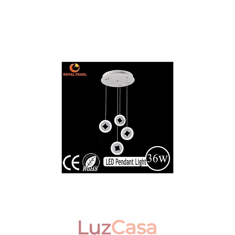 Iluminação pendente moderna de estilo simples