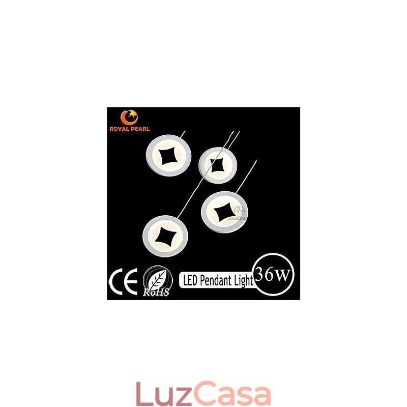 Iluminação pendente moderna de estilo simples