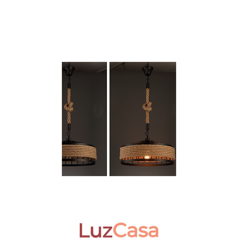 2 Light Country Designers Outros Lustre de Metal Pendente Luz