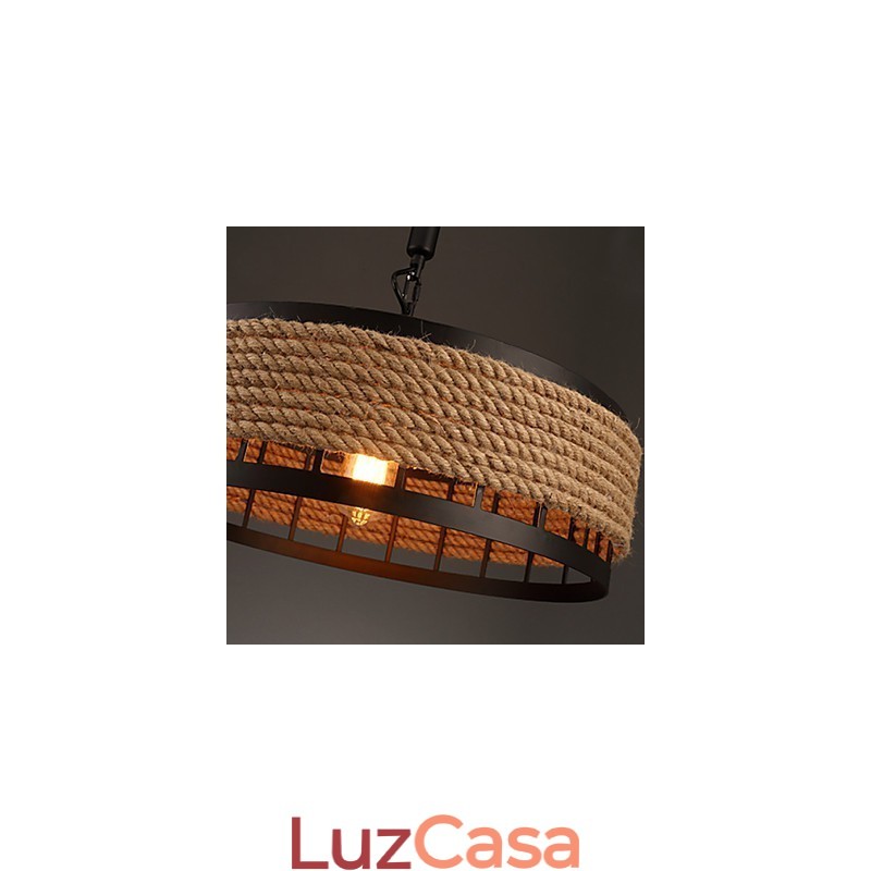 2 Light Country Designers Outros Lustre de Metal Pendente Luz