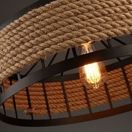 2 Light Country Designers Outros Lustre de Metal Pendente Luz