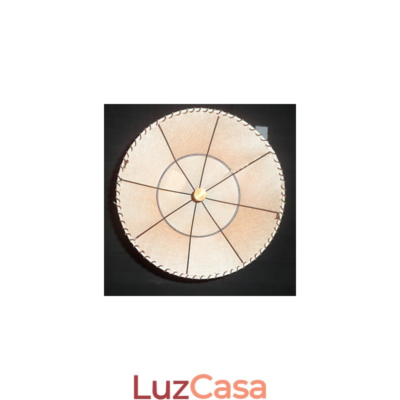 Pendente de luz retrô estilo norte-americano com abajur de tecido