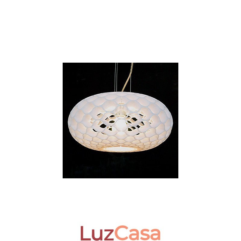 Luminária pendente cromada estilo mini lanterna clássica tradicional