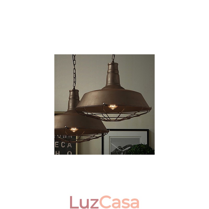 Norte da Europa Americano Retro ferro Lustre Minimalista ferro forjado