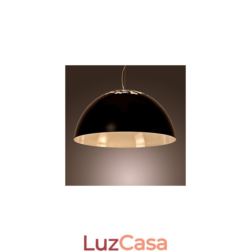 Luminária pendente moderna contemporânea com pintura em tigela