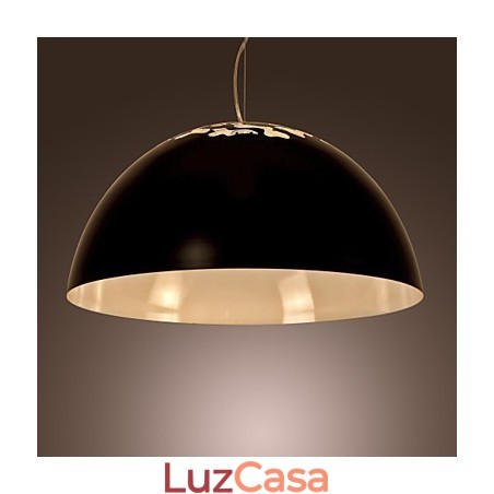 Luminária pendente moderna contemporânea com pintura em tigela