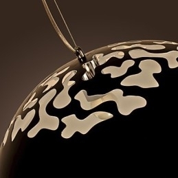 Luminária pendente moderna contemporânea com pintura em tigela