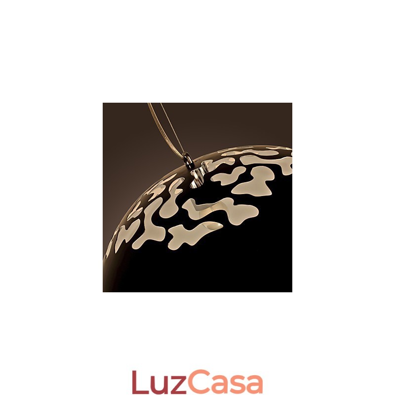 Luminária pendente moderna contemporânea com pintura em tigela