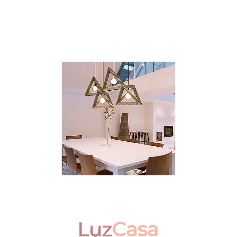 Luminárias pendentes 1 luz moderna simples artística