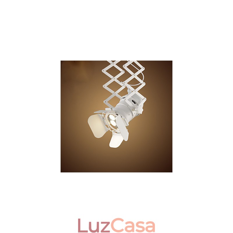 Estilo Mini Retro Pintura Metal Pendente Luz Garagem