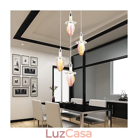 Luminárias pendentes modernas contemporâneas de metal Luminárias pendentes modernas contemporâneas de metal