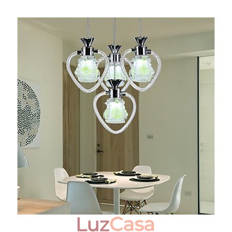 Luminárias pendentes modernas contemporâneas de metal Luminárias pendentes modernas contemporâneas de metal