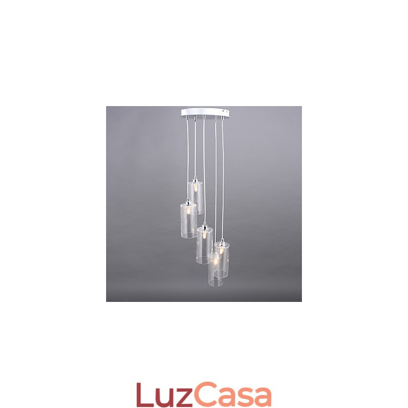 Luminária de vidro transparente Simples Moderna Criativa