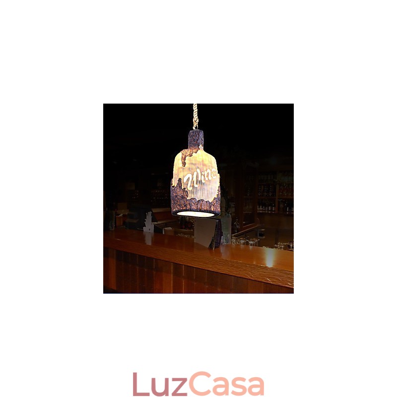 Lustre pequeno de cabeça única Café American Country Internet Café