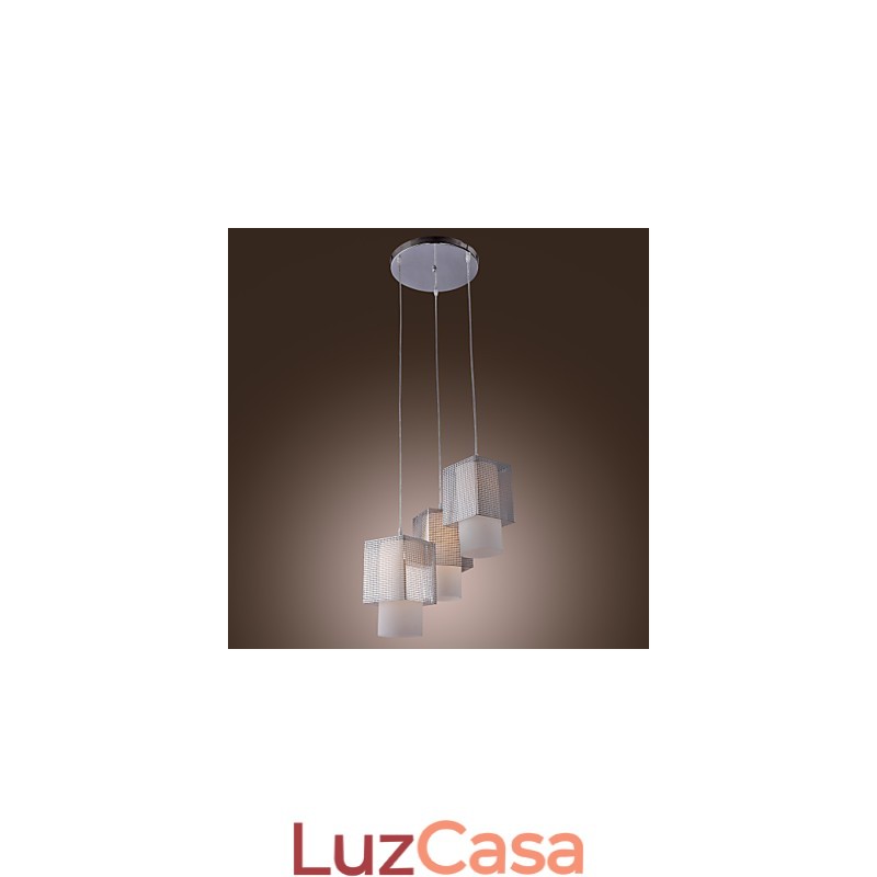 Luminária pendente galvanizada estilo mini contemporâneo moderno