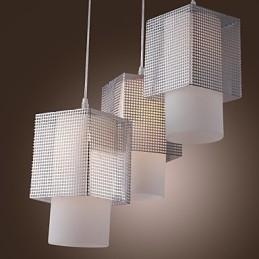 Luminária pendente galvanizada estilo mini contemporâneo moderno