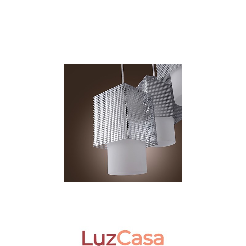 Luminária pendente galvanizada estilo mini contemporâneo moderno