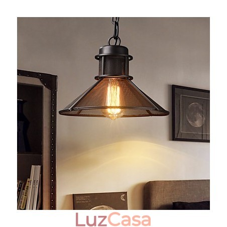 Luminárias pendentes estilo mini retrô garagem metal Luminárias pendentes estilo mini retrô garagem metal