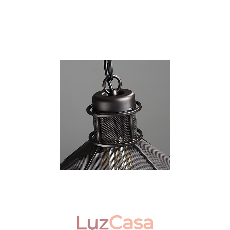 Luminárias pendentes estilo mini retrô garagem metal