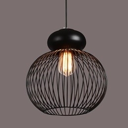 Luminárias pendentes estilo mini retrô garagem metal