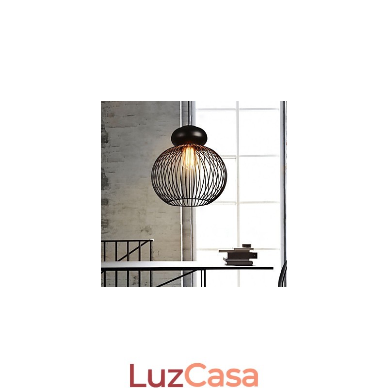 Luminárias pendentes estilo mini retrô garagem metal