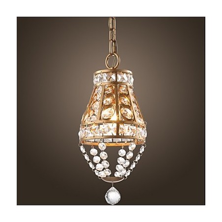 Lustre de cristal americano estilo country Lustre retrô para varanda Lustre de cristal americano estilo country Lustre retrô para varanda