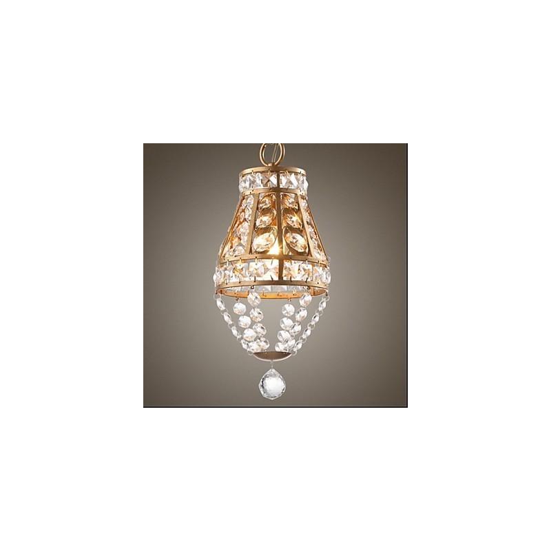 Lustre de cristal americano estilo country Lustre retrô para varanda