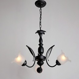 Lustre de metal com pintura clássica tradicional