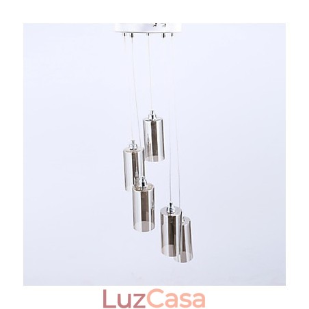 Luminária de vidro transparente Simples Moderna Criativa Luminária de vidro transparente Simples Moderna Criativa