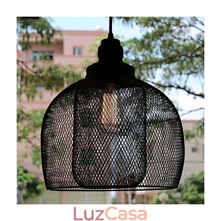 Lustre de ferro estilo gaiola retrô americano Lustre de ferro estilo gaiola retrô americano