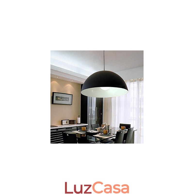 Luminária pendente de metal contemporânea moderna