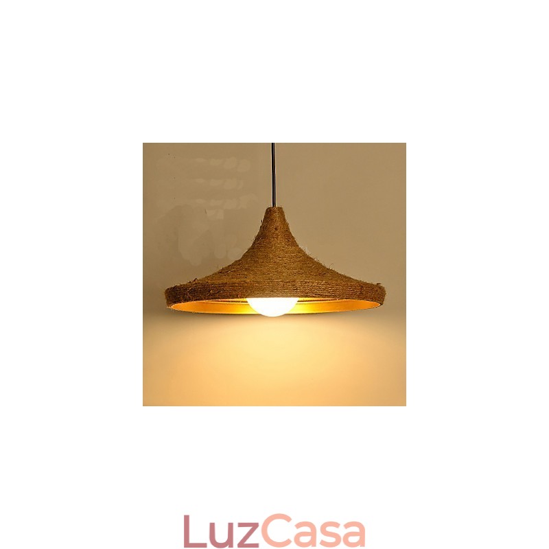 Lustre Retro C Cânhamo Industrial