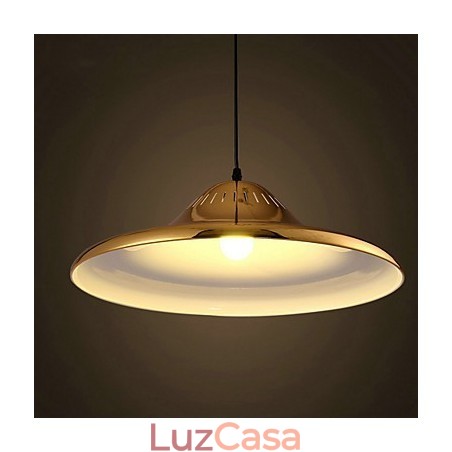 Luz pendente de metal country gold garagem Luz pendente de metal country gold garagem