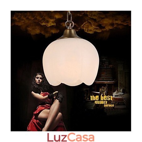 Iluminação de lustre único de cobre e mármore espanhol Iluminação de lustre único de cobre e mármore espanhol