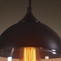 WestMenLights Modern Vintage Glass Ceiling Pendant Light 200mm de diâmetro