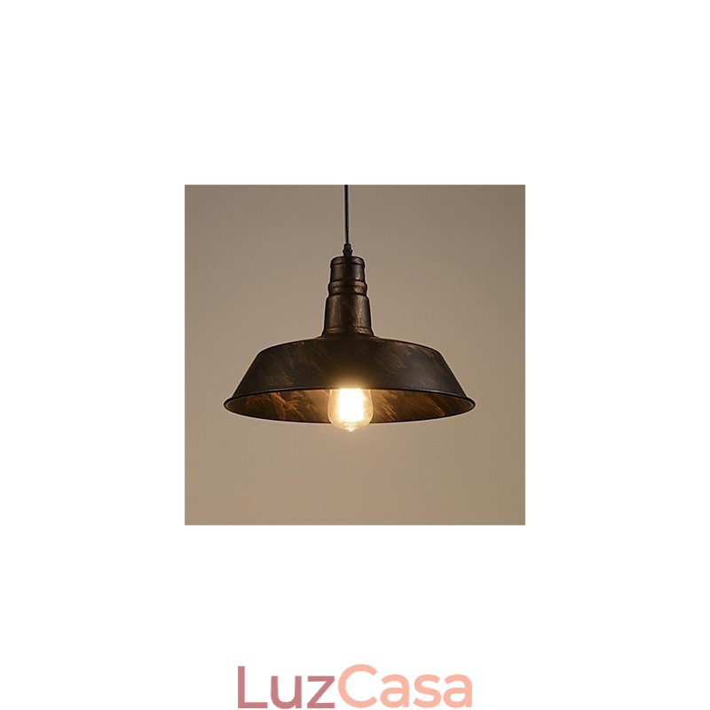 O diâmetro do lustre retrô minimalista de 360 mm com capa única
