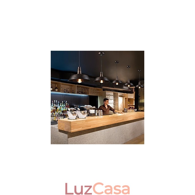 O diâmetro do lustre retrô minimalista de 360 mm com capa única